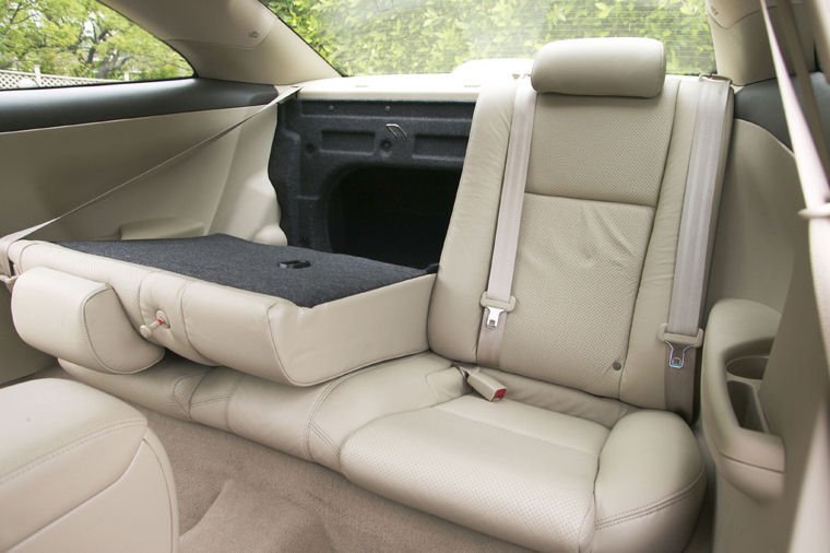 2004 Toyota Camry Solara Coupe Rear Seats Folded Picture